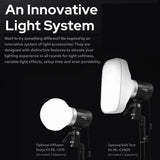 GODOX ML30Bi /2800k-6500k/ 360-degree lighting / resembling a flashlight, perfect for quick, on-the-go lighting support.