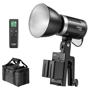 GODOX ML60 LED Light, Portable Handheld LED Light,8 FX Effects, CRI 96+/TLCI 97+,Ultra Quiet Fan