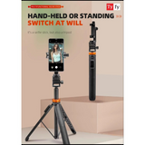 TYFY MTR 01 Folding Wireless Remote Mobile Phone Mini Pocket Monopod Selfie Stick Tripod for iPhone Android