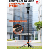 TYFY MTR 01 Folding Wireless Remote Mobile Phone Mini Pocket Monopod Selfie Stick Tripod for iPhone Android