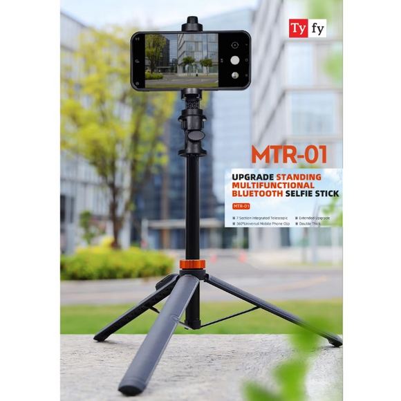 TYFY MTR 01 Folding Wireless Remote Mobile Phone Mini Pocket Monopod Selfie Stick Tripod for iPhone Android