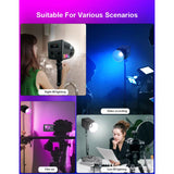TYFY NANTU 150W RGB POWERFUL POCKET COB LIGHT for Content Creators, Vloggers and Video Photography Shoot