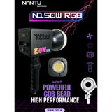 TYFY NANTU 150W RGB POWERFUL POCKET COB LIGHT for Content Creators, Vloggers and Video Photography Shoot