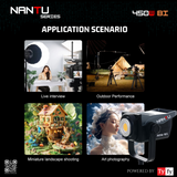 Tyfy NANTU 450W BI 20FX Luxe Series High Power COB Light, 11000 Lux Brightness With Remote Mobile APP