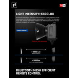 TYFY NANTU PRO N500-RGB COB LIGHT, continuous lightings for videography and photography