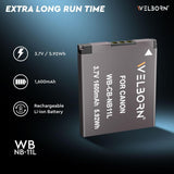 WELBORN NB11L Rechargeable Battery Pack | Canon Camera Battery