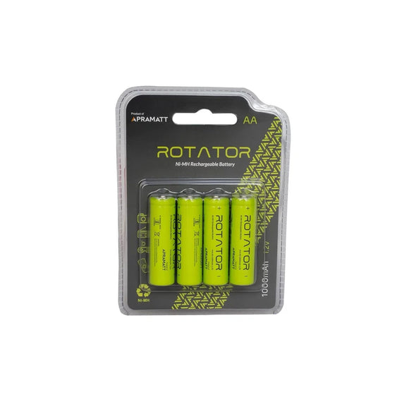 Apramatt Rechargeable Battery NH AA 1000 BP4 ( Pack of 4)