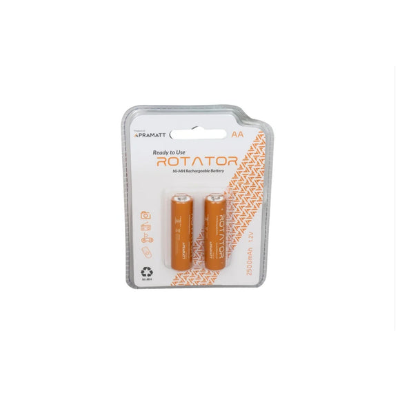 Apramatt Rechargeable Batteries NH RTU AA 2500 BP2 (pack of 2)