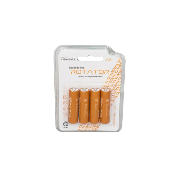 Apramatt rechargeable batteries NH RTU AA 2500 BP4 (Pack of 4)