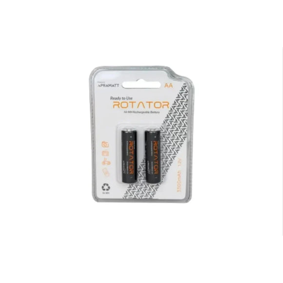 Apramatt rechargeable batteries NH RTU AA 3300 BP2 (pack of 2)