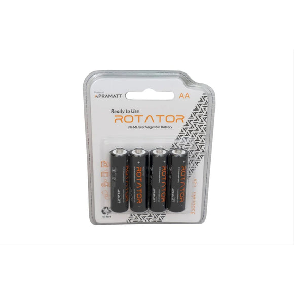 Apramatt Rechargeable batteries NH RTU AA 3300 BP4 (pack of 4)