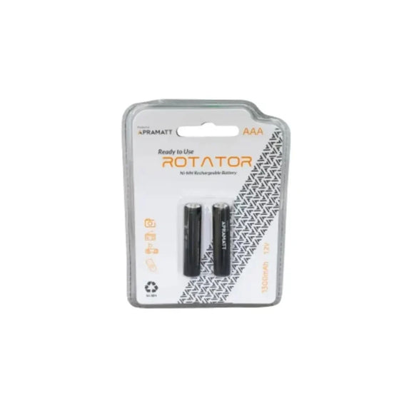 Apramatt rechargeable batteries NH RTU AAA 1300 BP2 (pack of 2)