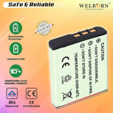 WELBORN NP-BG1 (1200 mAh) Rechargable Battery Pack for Sony Cyber Shot Digital Camera | Compatibility - W80, W100, W130. W70, W30, and W55