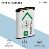 WELBORN NP-BX1 Jumbo (1600 mAh) Rechargable Battery Pack for Sony NP-BX1/M8 and Sony Cyber-Shot DSC-RX100, DSC-RX100 II, DSC-RX100M II, DSC-RX100 III, DSC-RX100 V