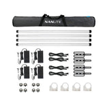 Nanlite PavoTube II 30X 4' RGBWW LED Pixel Tube with Internal Battery 4 Light Kit