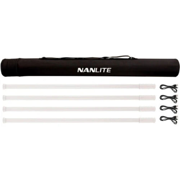 Nanlite PavoTube T8 7X RGB LED Pixel Tube Light (3', 4-Light Kit)