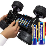 Panasonic Evolta  LR6EGDG Premium AA Alkaline 1.5V Batteries - Long-Lasting, Anti-Leak Seal, Power Protection for up to 10 Years - Pack of 4