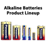 Panasonic Evolta  LR6EGDG Premium AA Alkaline 1.5V Batteries - Long-Lasting, Anti-Leak Seal, Power Protection for up to 10 Years - Pack of 4