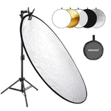 Apramatt Reflector 5 in 1 (110 Cm) | gold, silver, white, black, and translucent