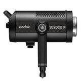 GODOX SL200IIIBi,With CRI/TLCI ratings of 96/97,rotatable U-shaped yoke, stepless dimming from 0% to 100%