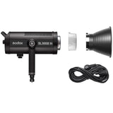 GODOX SL300IIIBi /2.4GHz Control/Bluetooth APP Control / Light Body Control/ Power output Max. 330W,CRI/TLCI ratings of 96/97,U-shaped yoke offers flexibility