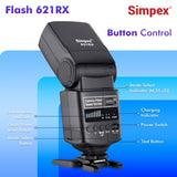 Simpex 621RX with in-built trigger, Universal Electronic Flash Speedlite for DSLR Cameras Canon Nikon Pentax Olympus with Standard Hot Shoe Mount (with Trigger)