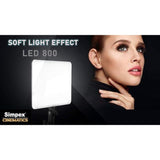 Simpex LED 800 with Diffuser for Soft Light Effects Professional LED Light for Photo Shoot/Makeup/YouTube etc