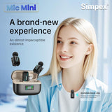 Simpex MIC MINI, the world’s tiniest wireless microphone, weighing only 5 gm. Its streamlined design fits seamlessly with your clothing offering a weightless feel.
