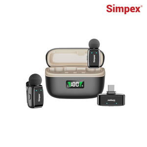 Simpex MIC MINI, the world’s tiniest wireless microphone, weighing only 5 gm. Its streamlined design fits seamlessly with your clothing offering a weightless feel.