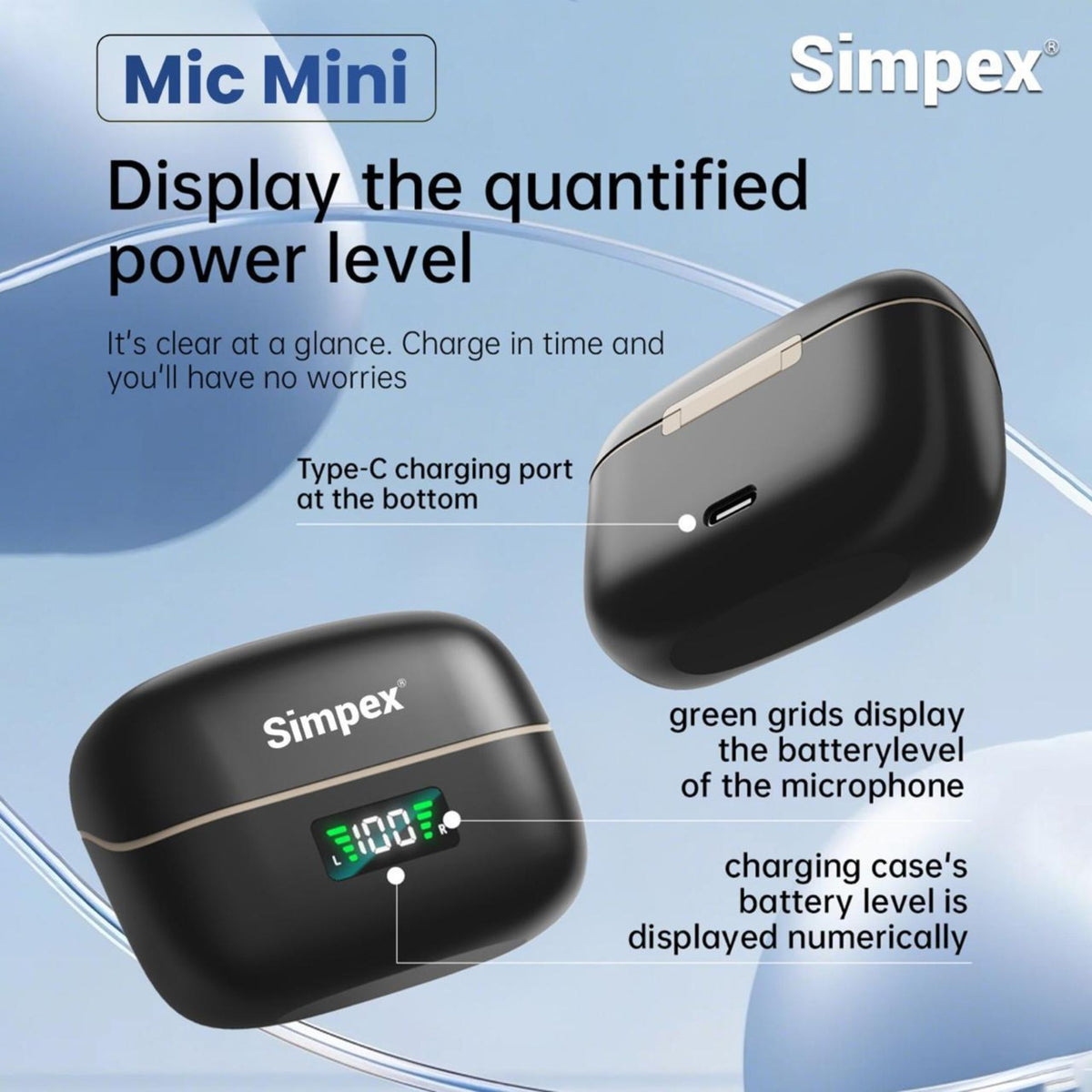 Simpex MIC MINI, the world’s tiniest wireless microphone, weighing onl ...