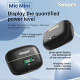 Simpex MIC MINI, the world’s tiniest wireless microphone, weighing only 5 gm. Its streamlined design fits seamlessly with your clothing offering a weightless feel.