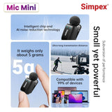 Simpex MIC MINI, the world’s tiniest wireless microphone, weighing only 5 gm. Its streamlined design fits seamlessly with your clothing offering a weightless feel.