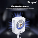 Simpex SCL 500W bi colour continuous LED Light with bowens mount and a unique design fixture commonly used in photography, videography, and studio productions