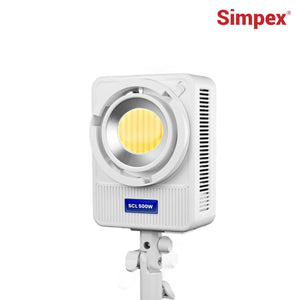 Simpex SCL 500W bi colour continuous LED Light with bowens mount and a unique design fixture commonly used in photography, videography, and studio productions