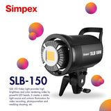 Simpex SLB series SLB-150W contniuous LED video light with 5600K colour temperature ( Day Light Version )