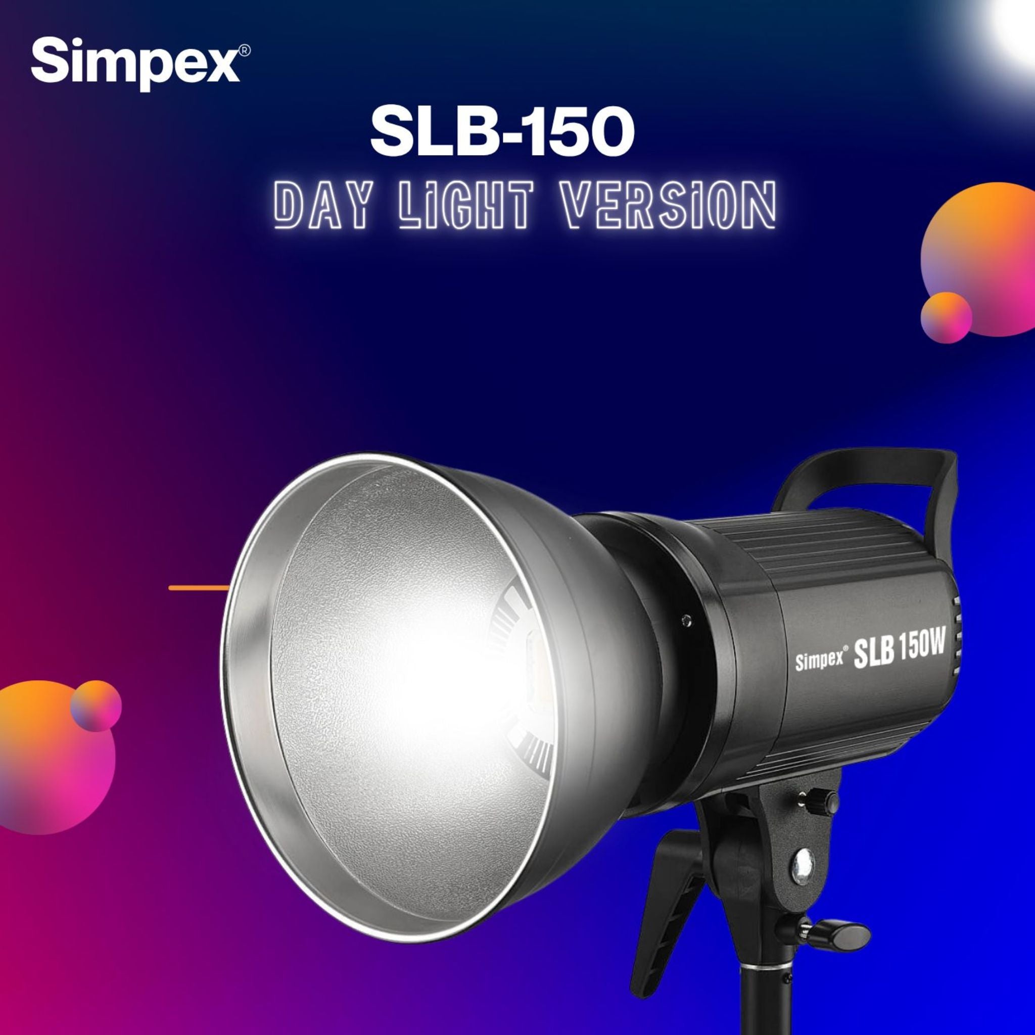 Simpex SLB series SLB-150W contniuous LED video light with 5600K colou ...