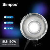 Simpex SLB series SLB-150W contniuous LED video light with 5600K colour temperature ( Day Light Version )
