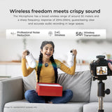 Simpex SWM 108 Dual Wireless Collar Label Microphone with ENC Noise Cancellation & Charging Case, Type C & 8 Pin Receiver,Wireless Microphone for iPhone, Android, Vlog, Streaming