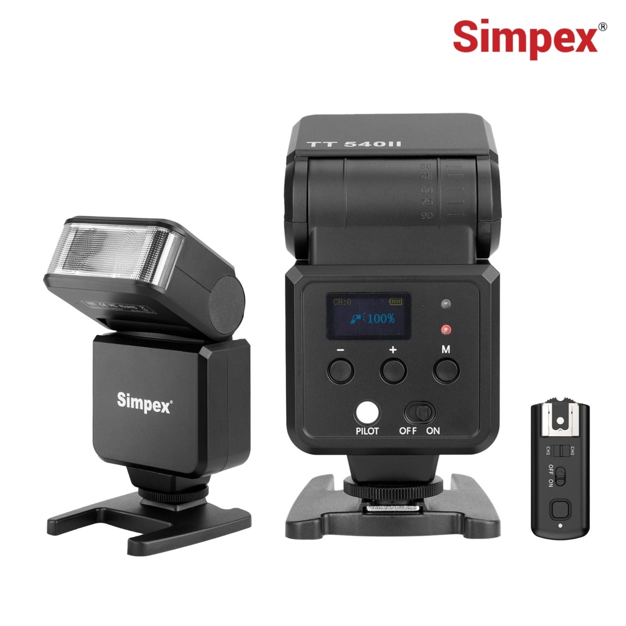 Camera Inbuilt Flash Simpex TT 540 II on camera flash with in built lithium-ion battery tha ...