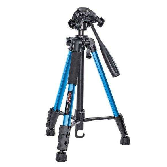 Simpex Tripod C-606 – Professional Tripod with Carry Bag (Blue)