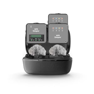 Simpex Wireless Microphone system M16 for DSLR, Camcorder, Smartphones