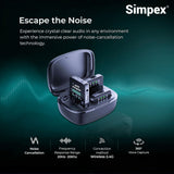 Simpex Wireless Microphone system M16 for DSLR, Camcorder, Smartphones