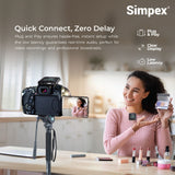 Simpex Wireless Microphone system M16 for DSLR, Camcorder, Smartphones