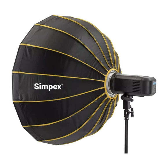 Simpex (BXW-65) 65cm Beauty Dish Soft Box (White), Collapsible, Transportable, Lightweight Bowen Mount for Photography & amp; Studio Lighting with Removable Diffuser