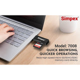 Simpex (Card Reader 7008) High Speed USB 3.0 Card Reader