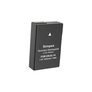 Simpex (ENEL14) Secondary Rechargeable Battery Packs for Digital Camera & Digital Camcorders
