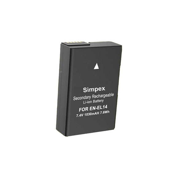 Simpex (ENEL14) Secondary Rechargeable Battery Packs for Digital Camera & Digital Camcorders