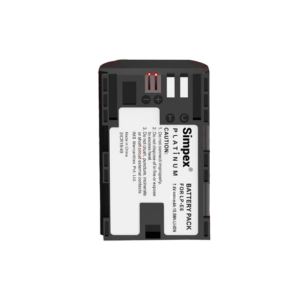 Simpex (LP-E6) Lithium-ion Rechargeable Battery for DSLR Camera