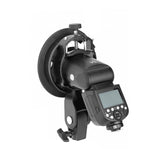 Simpex® S2 Bracket, Multipurpose Speedlite Bracket for Round head and Regular flash lights, also compatible with Bowens Mount Accessories Like Softbox, Reflector, Snoot, Photo Umbrella and Barndoor Kit
