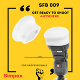 Simpex (SFB 009) Flashmod, Professional Speedlite Flash Kit Designed for Photography and Compatible with All Types of Flashes